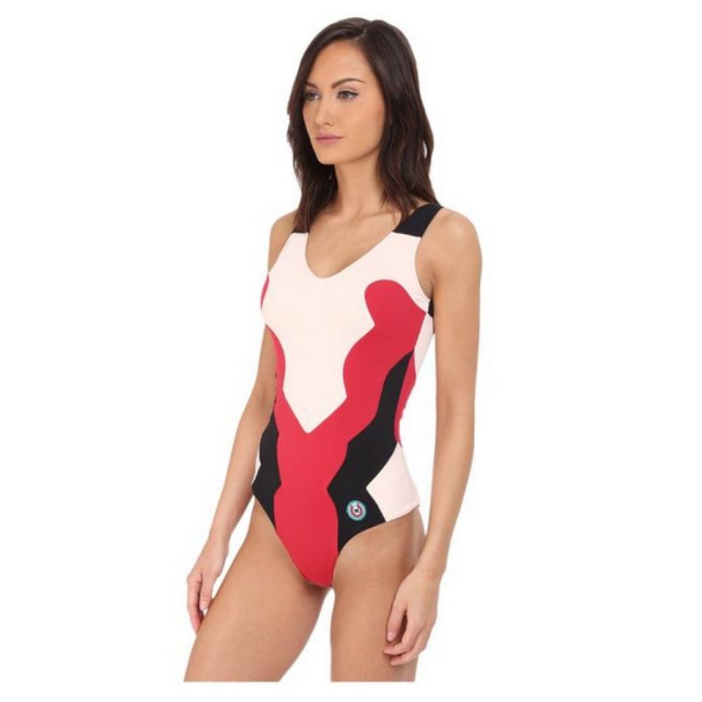 Missoni Colorblock Swimsuit One-piece Bathing Suit Size 2